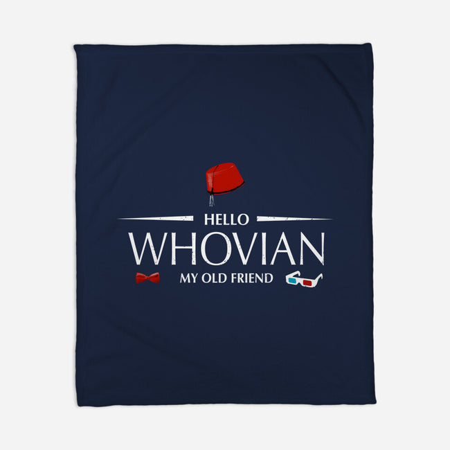 Hello Whovian My Old Friend-None-Fleece-Blanket-kharmazero
