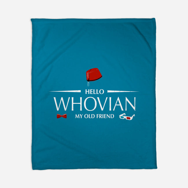 Hello Whovian My Old Friend-None-Fleece-Blanket-kharmazero