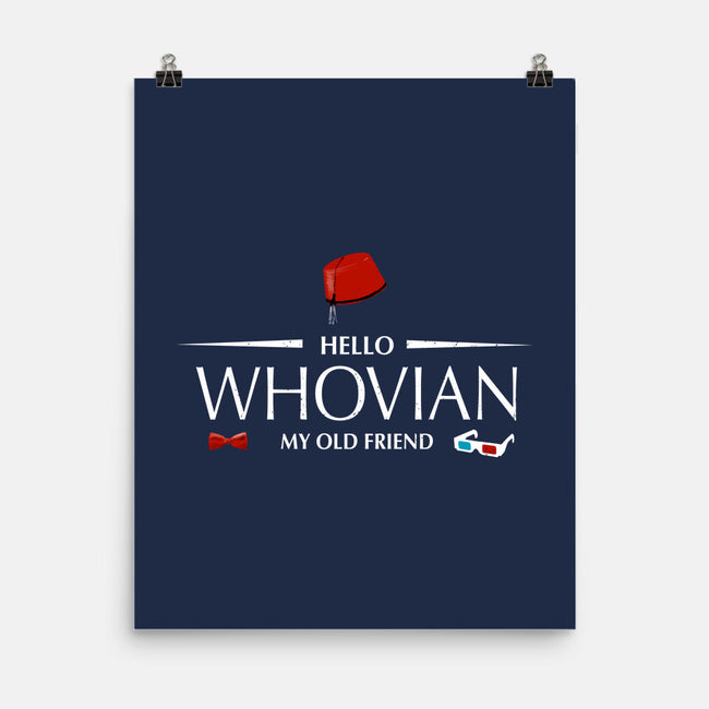 Hello Whovian My Old Friend-None-Matte-Poster-kharmazero