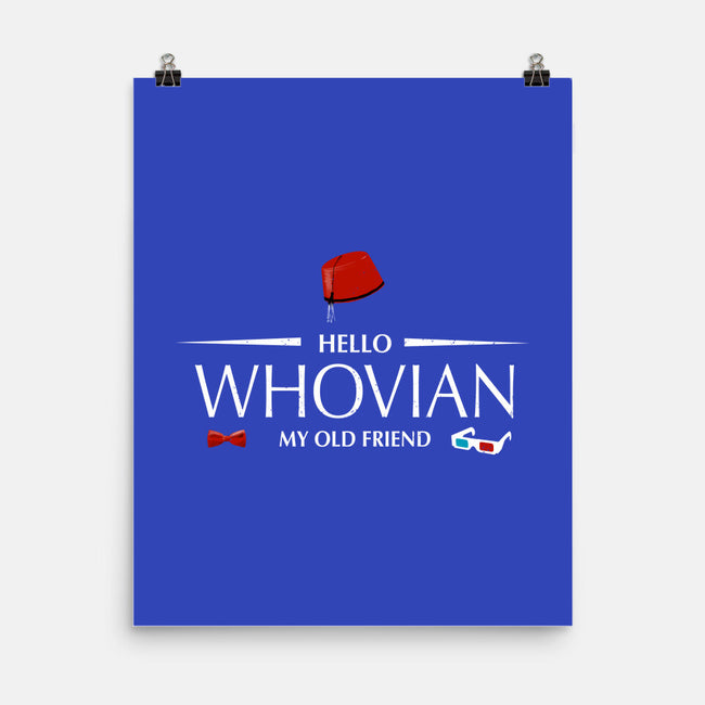 Hello Whovian My Old Friend-None-Matte-Poster-kharmazero