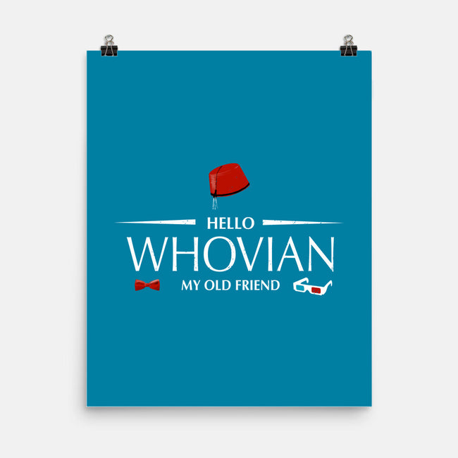 Hello Whovian My Old Friend-None-Matte-Poster-kharmazero