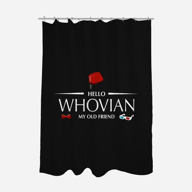 Hello Whovian My Old Friend-None-Polyester-Shower Curtain-kharmazero