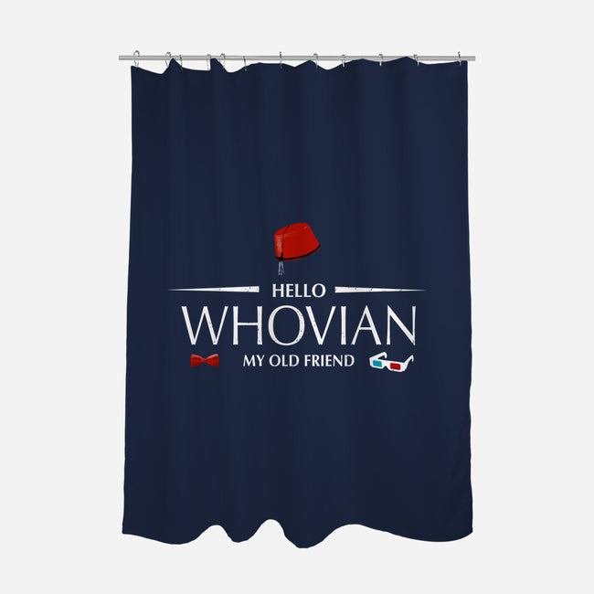 Hello Whovian My Old Friend-None-Polyester-Shower Curtain-kharmazero