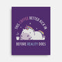 Coffee Before Reality-None-Stretched-Canvas-brunopires