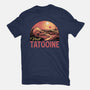 Visit This Planet-Womens-Fitted-Tee-glitchygorilla