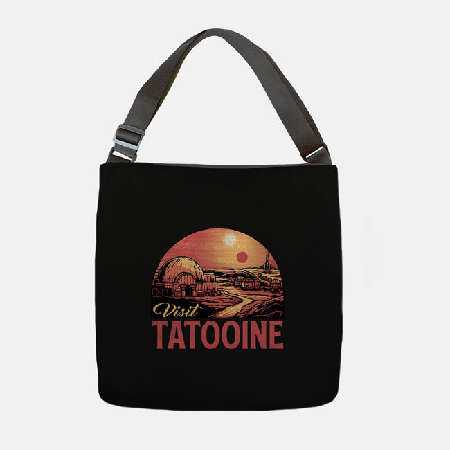 Visit This Planet-None-Adjustable Tote-Bag-glitchygorilla