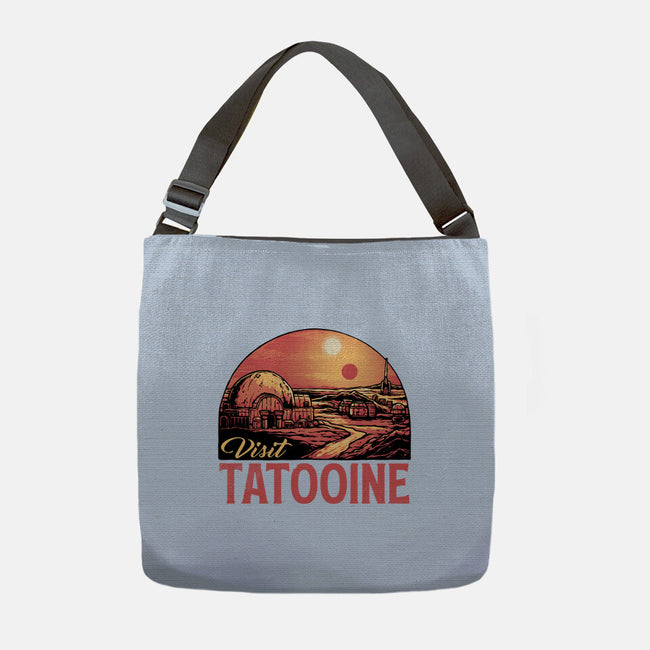 Visit This Planet-None-Adjustable Tote-Bag-glitchygorilla