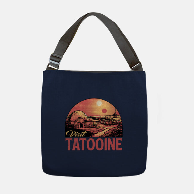 Visit This Planet-None-Adjustable Tote-Bag-glitchygorilla
