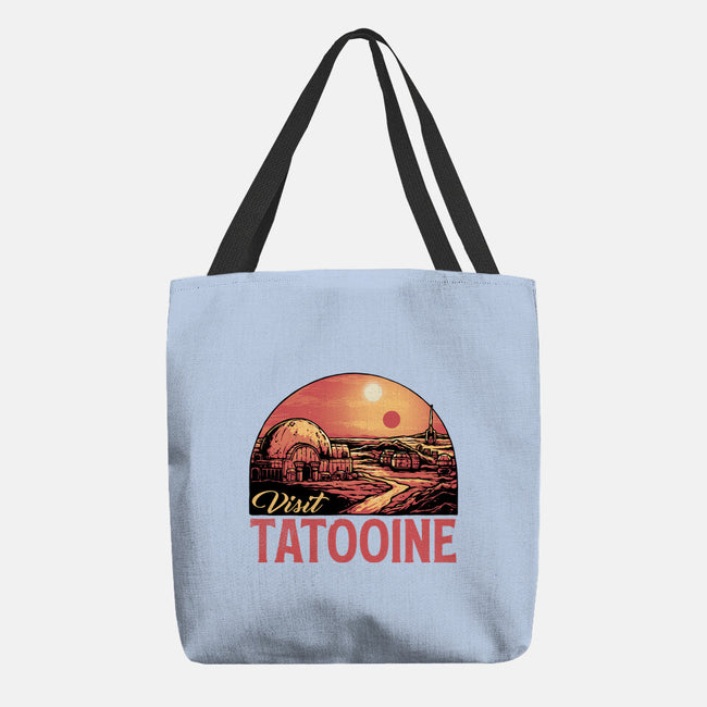Visit This Planet-None-Basic Tote-Bag-glitchygorilla