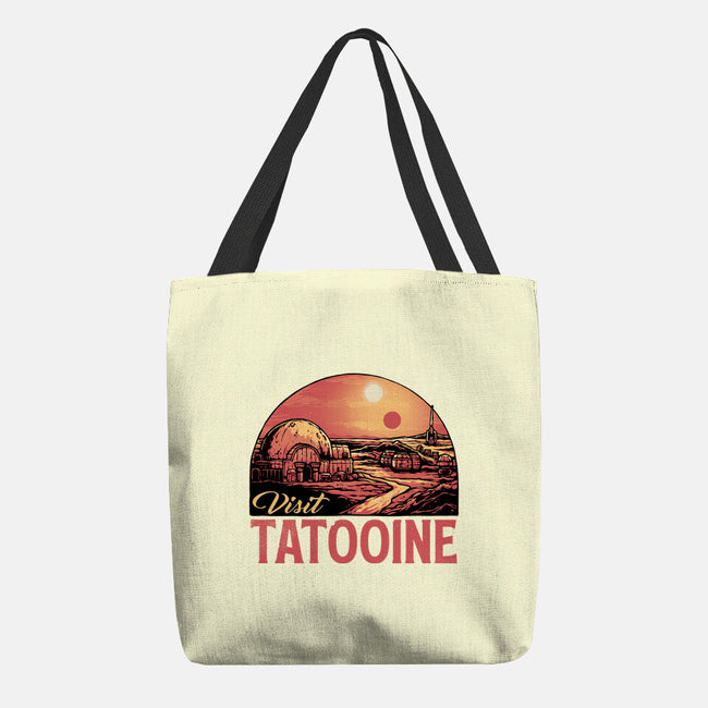 Visit This Planet-None-Basic Tote-Bag-glitchygorilla