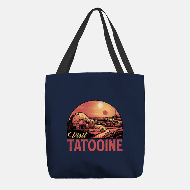 Visit This Planet-None-Basic Tote-Bag-glitchygorilla