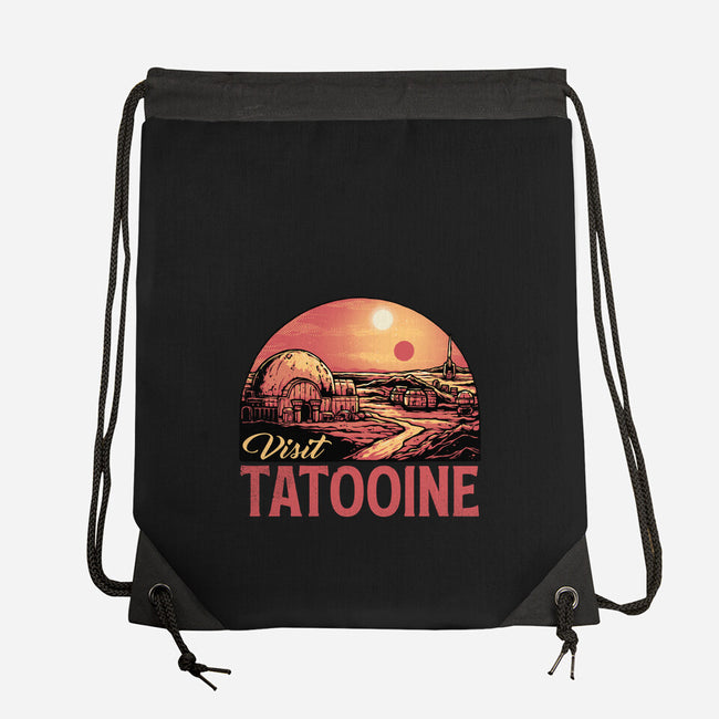Visit This Planet-None-Drawstring-Bag-glitchygorilla