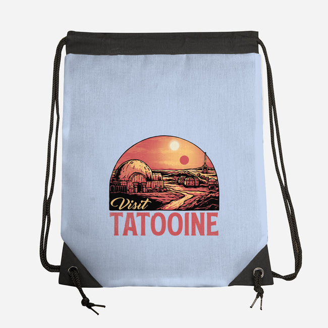 Visit This Planet-None-Drawstring-Bag-glitchygorilla