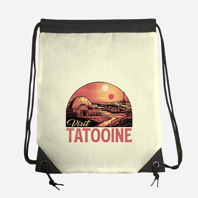 Visit This Planet-None-Drawstring-Bag-glitchygorilla