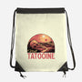 Visit This Planet-None-Drawstring-Bag-glitchygorilla