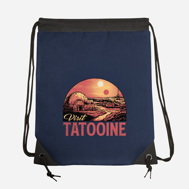 Visit This Planet-None-Drawstring-Bag-glitchygorilla