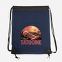 Visit This Planet-None-Drawstring-Bag-glitchygorilla