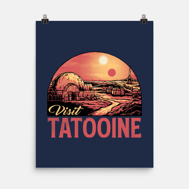 Visit This Planet-None-Matte-Poster-glitchygorilla