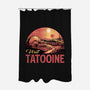 Visit This Planet-None-Polyester-Shower Curtain-glitchygorilla