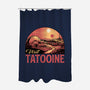 Visit This Planet-None-Polyester-Shower Curtain-glitchygorilla