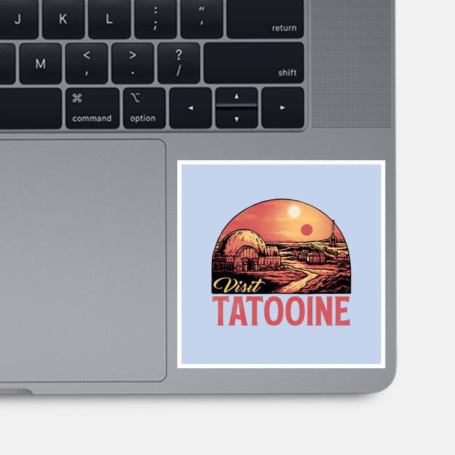 Visit This Planet-None-Glossy-Sticker-glitchygorilla