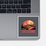 Visit This Planet-None-Glossy-Sticker-glitchygorilla