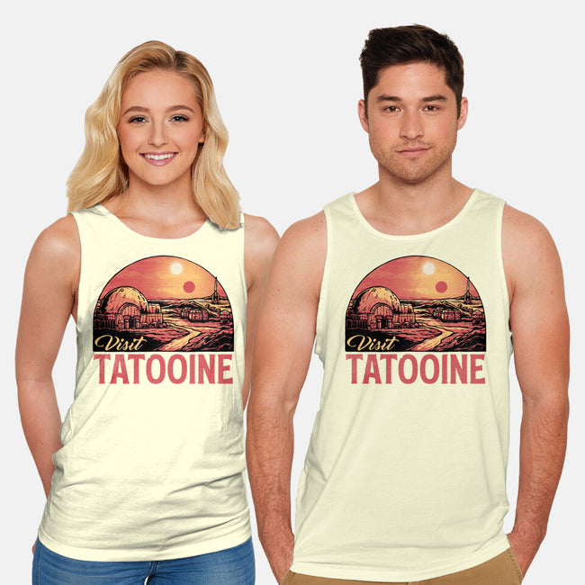 Visit This Planet-Unisex-Basic-Tank-glitchygorilla