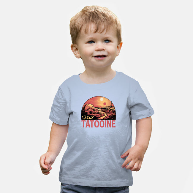 Visit This Planet-Baby-Basic-Tee-glitchygorilla