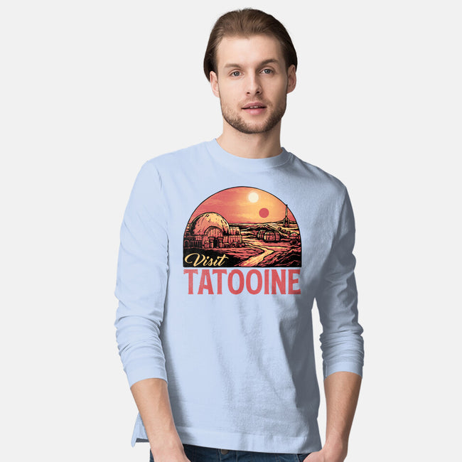 Visit This Planet-Mens-Long Sleeved-Tee-glitchygorilla