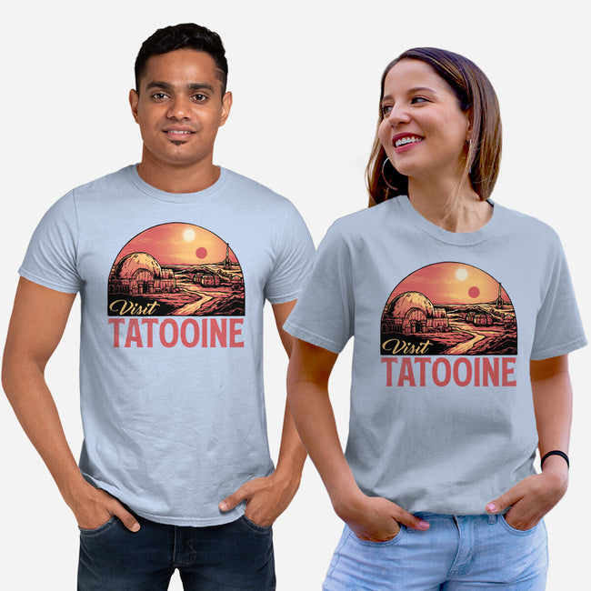 Visit This Planet-Unisex-Basic-Tee-glitchygorilla