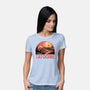 Visit This Planet-Womens-Basic-Tee-glitchygorilla