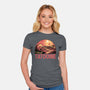 Visit This Planet-Womens-Fitted-Tee-glitchygorilla