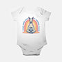 I Found Inner Peace-Baby-Basic-Onesie-glitchygorilla
