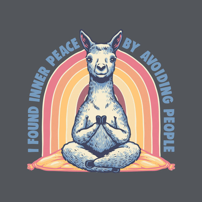 I Found Inner Peace-None-Drawstring-Bag-glitchygorilla