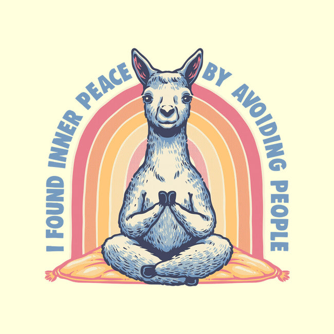 I Found Inner Peace-None-Fleece-Blanket-glitchygorilla