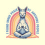I Found Inner Peace-None-Fleece-Blanket-glitchygorilla