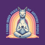 I Found Inner Peace-None-Fleece-Blanket-glitchygorilla