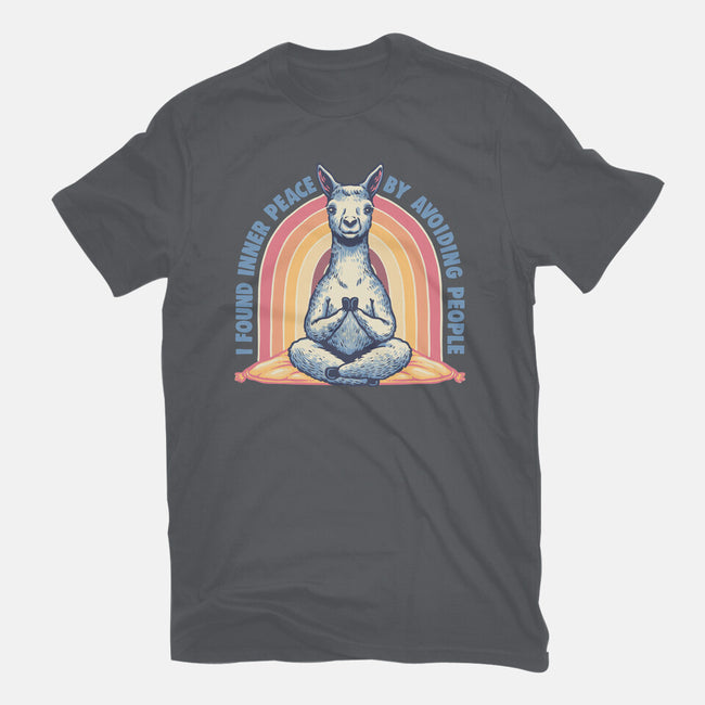 I Found Inner Peace-Mens-Premium-Tee-glitchygorilla