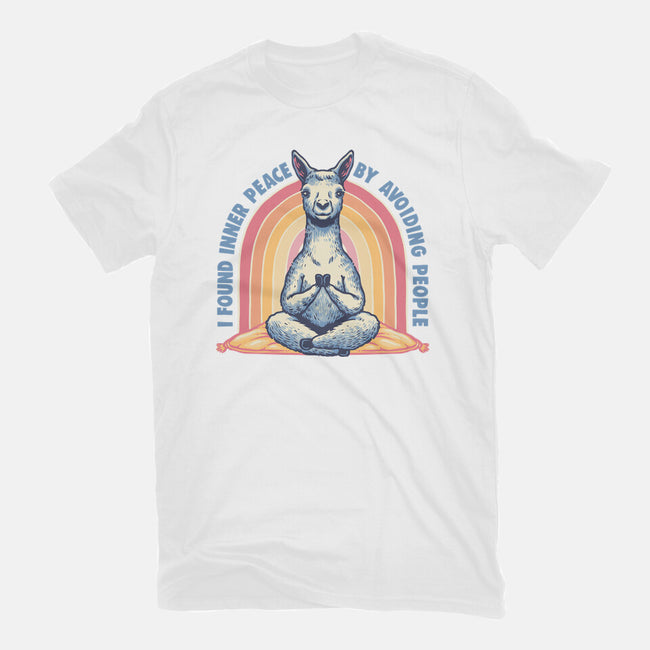 I Found Inner Peace-Youth-Basic-Tee-glitchygorilla
