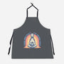 I Found Inner Peace-Unisex-Kitchen-Apron-glitchygorilla