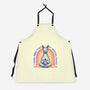I Found Inner Peace-Unisex-Kitchen-Apron-glitchygorilla