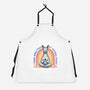 I Found Inner Peace-Unisex-Kitchen-Apron-glitchygorilla