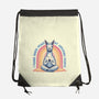 I Found Inner Peace-None-Drawstring-Bag-glitchygorilla