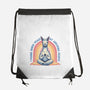 I Found Inner Peace-None-Drawstring-Bag-glitchygorilla