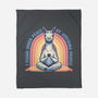 I Found Inner Peace-None-Fleece-Blanket-glitchygorilla