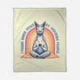 I Found Inner Peace-None-Fleece-Blanket-glitchygorilla