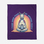 I Found Inner Peace-None-Fleece-Blanket-glitchygorilla