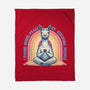 I Found Inner Peace-None-Fleece-Blanket-glitchygorilla