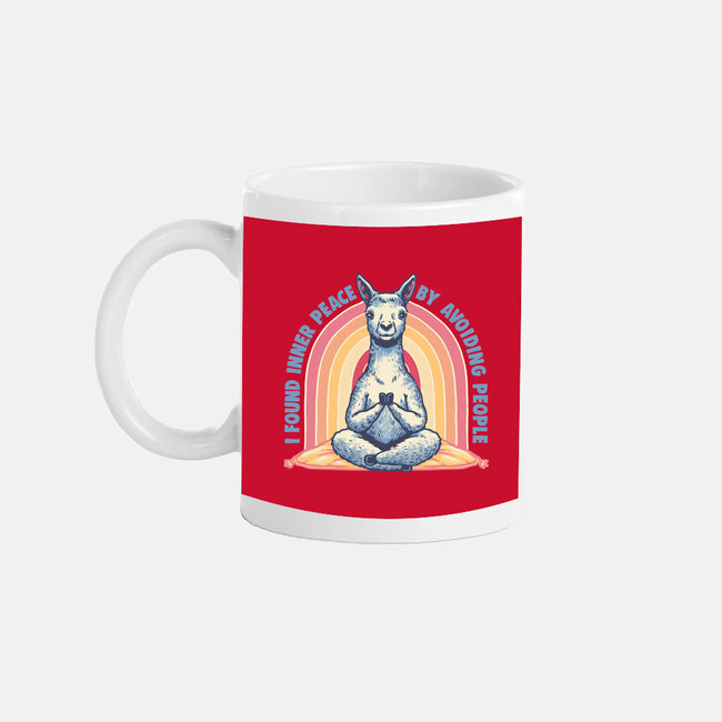 I Found Inner Peace-None-Mug-Drinkware-glitchygorilla
