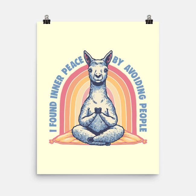 I Found Inner Peace-None-Matte-Poster-glitchygorilla
